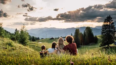 Sonnenuntergang in St. Johann in Salzburg