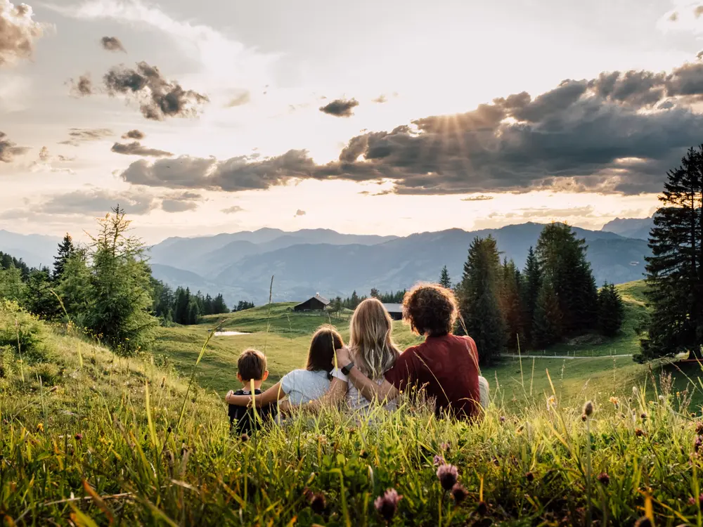 Sonnenuntergang in St. Johann in Salzburg