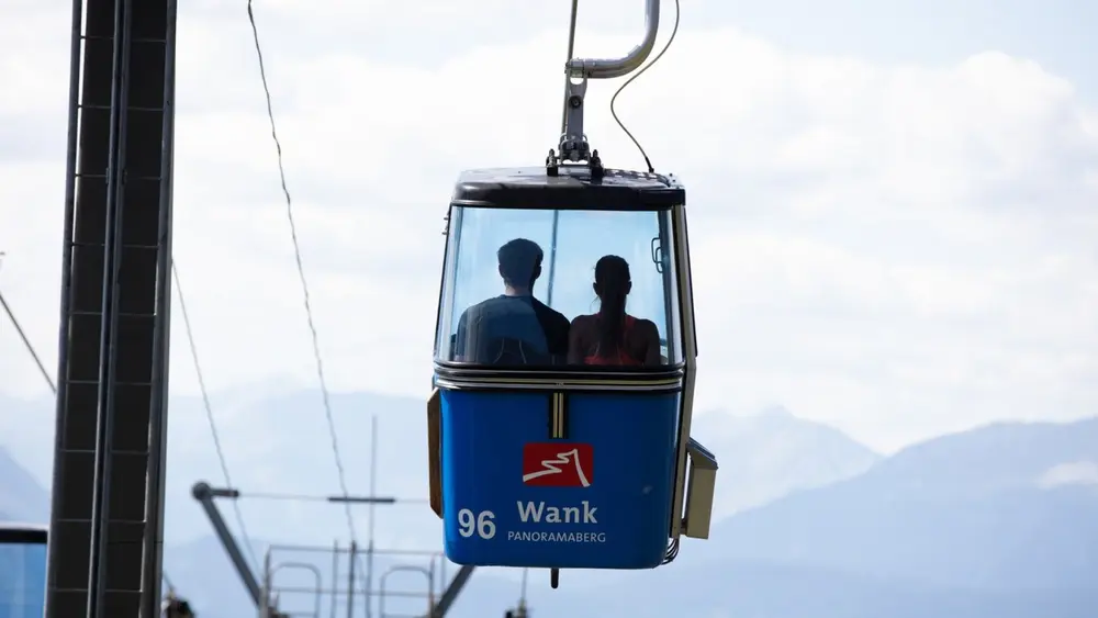 Die Wankbahn braucht für die Bergfahrt 18 Minuten