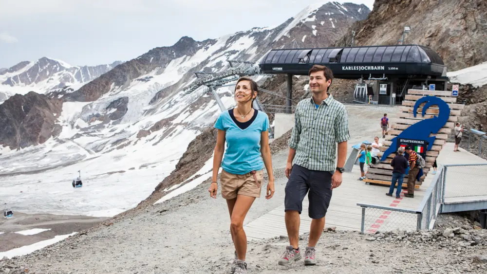 Bergstation Karlesjochbahn am Kaunertaler Gletscher