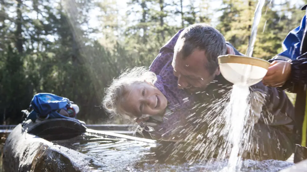 Pause im Piller Moor