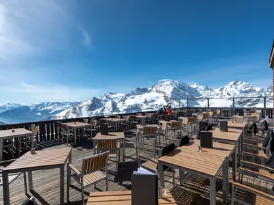 Sonnenterasse auf der Lagalb © ENGADIN St. Moritz