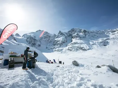 Gletscherbar auf der Diavolezza © ENGADIN St. Moritz