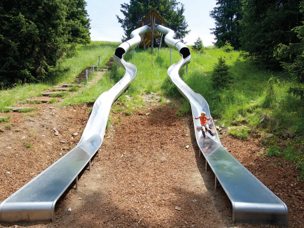 Rutschenspaß in Ratschings-Jaufen