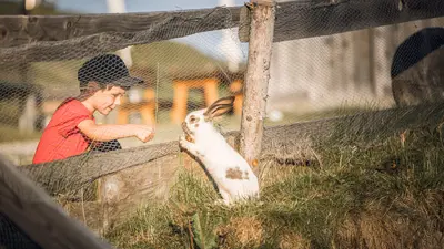 Flauschige Freunde in der Bergerlebniswelt Ratschings-Jaufen
