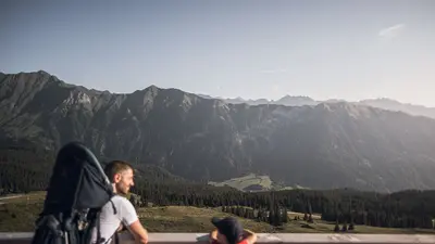 Ausblick auf die Bergwelt