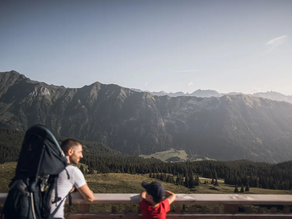 Ausblick auf die Bergwelt