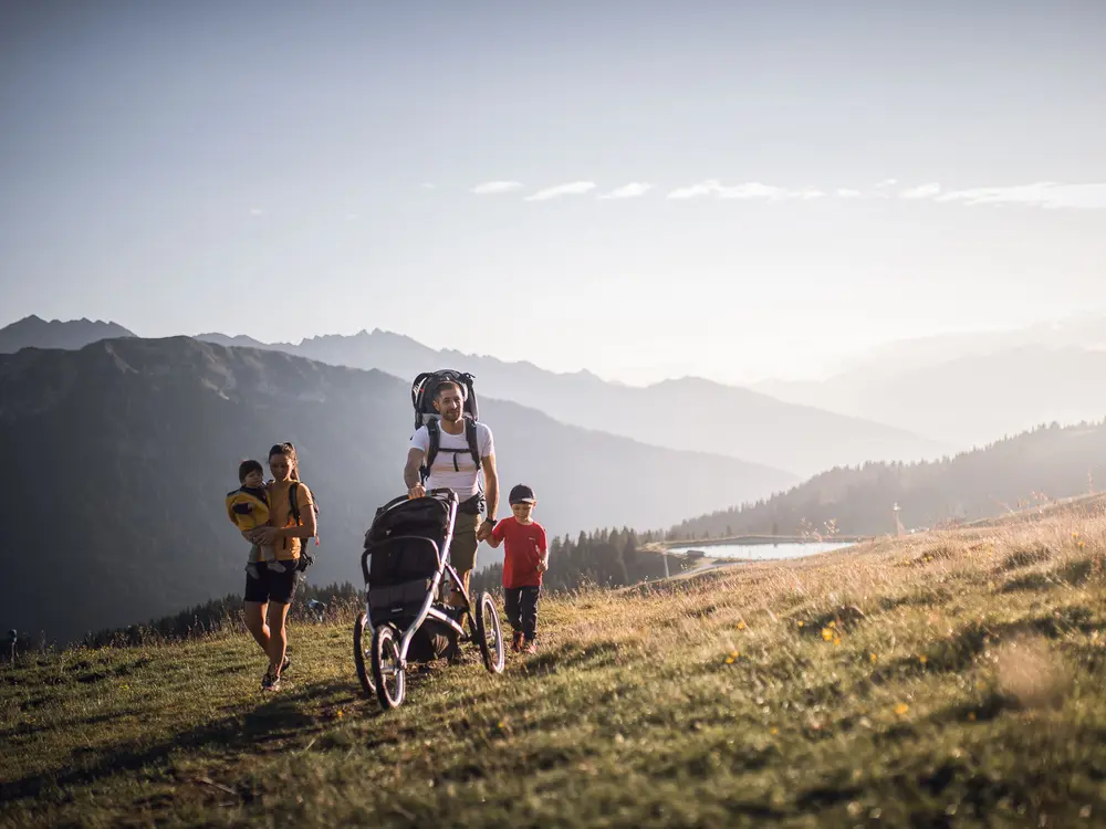 Wanderung mit der Familie