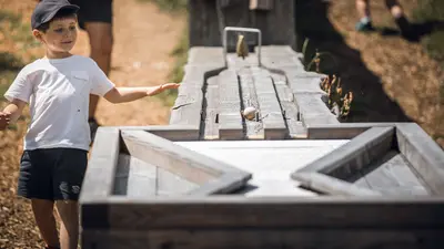 Kugelbahn in der BergErlebnisWelt