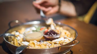 Leckerer Kaiserschmarrn auf der Berghütte