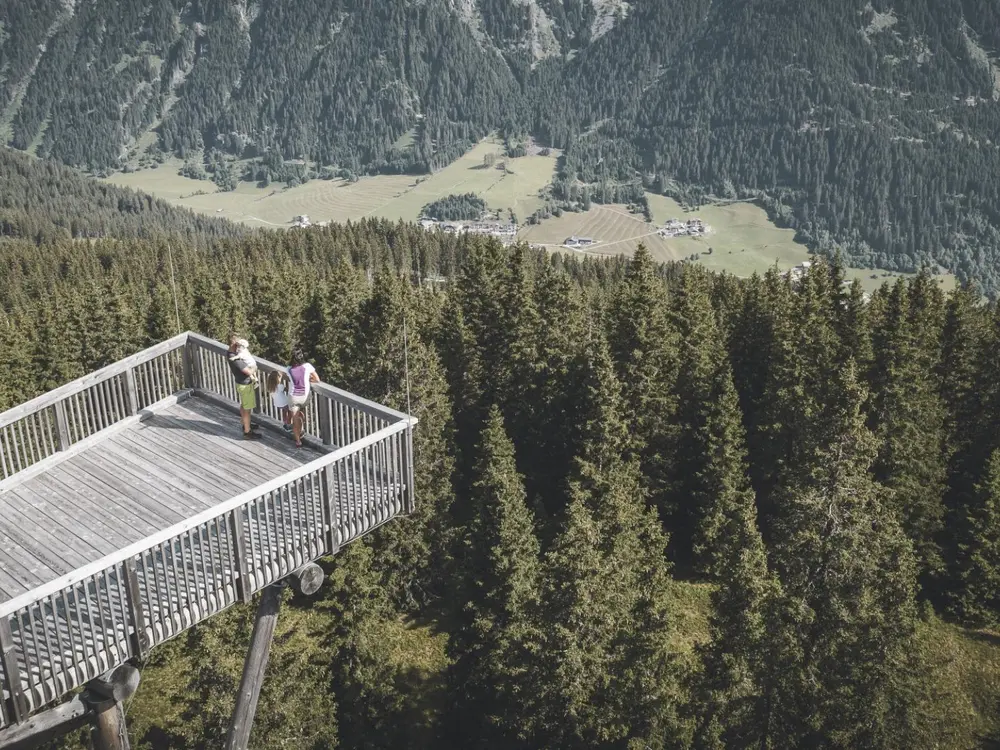 Aussichtsplattform in Ratschings-Jaufen