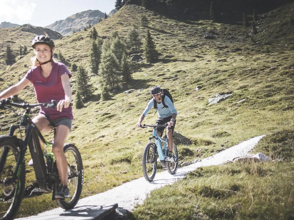 E-Mountainbiken in Ratschings-Jaufen