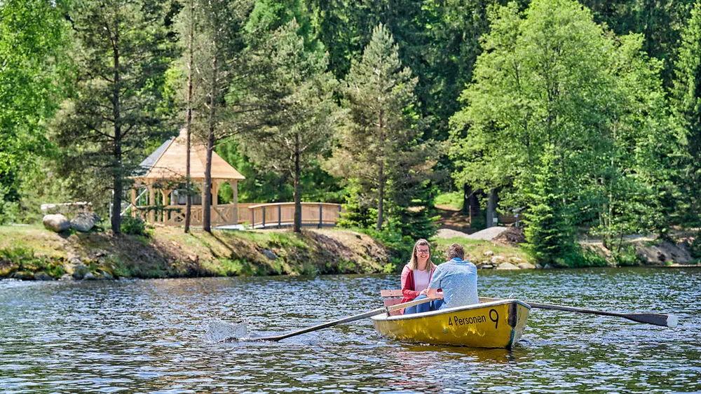 Bootfahren auf dem Fichtelsee