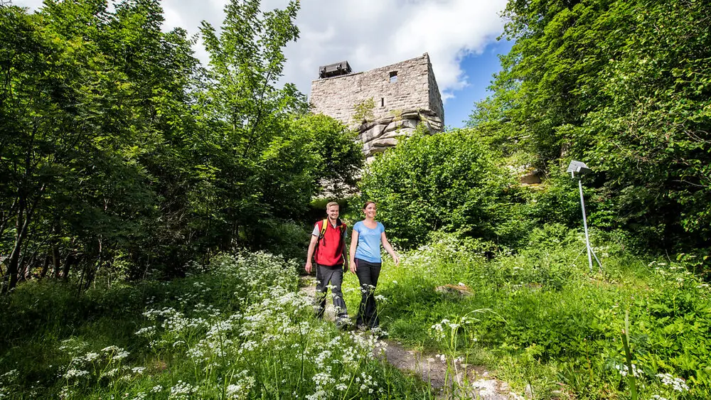 Wanderer am Epprechtstein