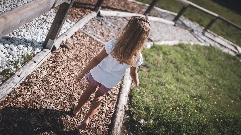 Barfußweg in der Bergerlebniswelt Ratschings-Jaufen