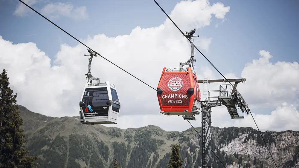 Seilbahnen in der Bergerlebniswelt Ratschings-Jaufen