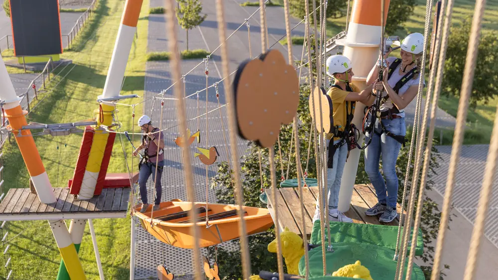 Impressionen aus dem Hochseilgarten Füssen