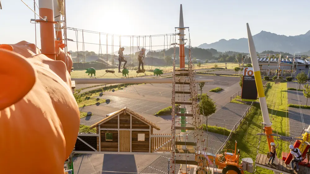 Impressionen aus dem Hochseilgarten Füssen