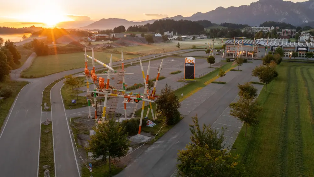 Impressionen aus dem Hochseilgarten Füssen