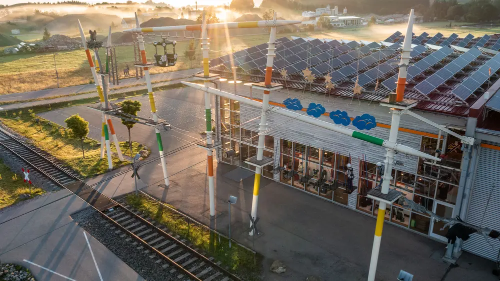 Impressionen aus dem Hochseilgarten Füssen