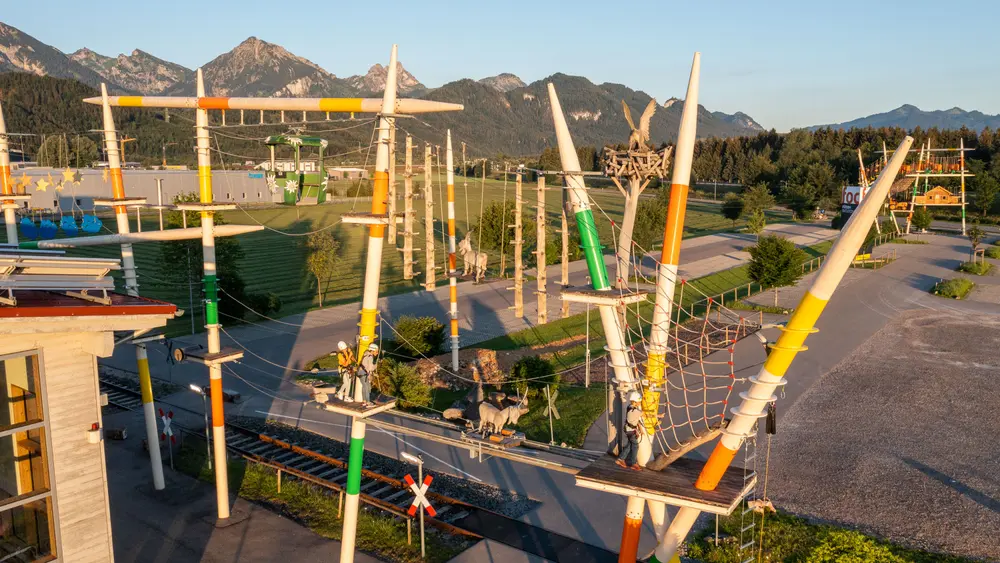 Impressionen aus dem Hochseilgarten Füssen