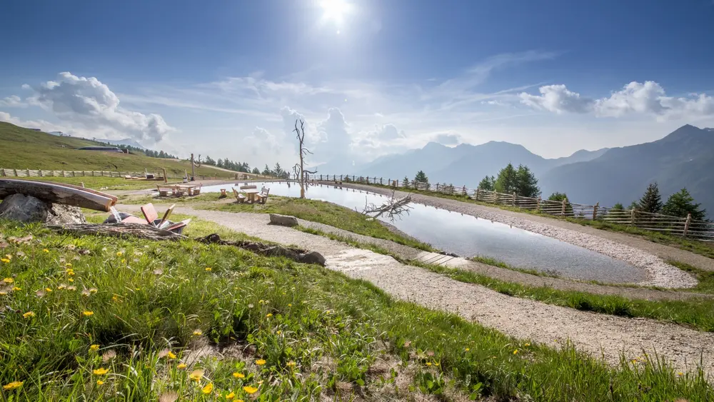 Familienwanderweg in der Grube