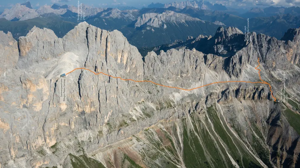 Klettersteig am Santnerpass