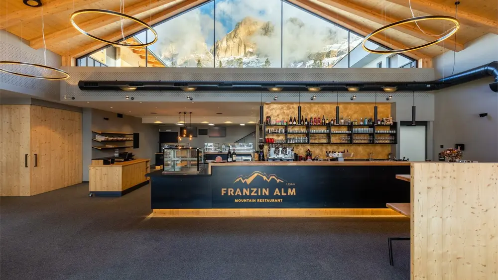 Barbereich im Franzin Alm