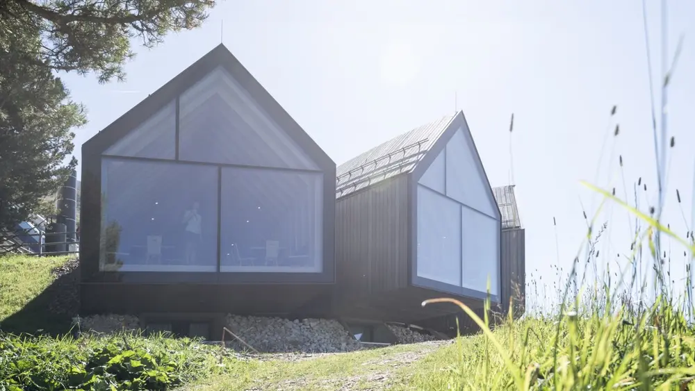 Berghütte Oberholz Außenansicht