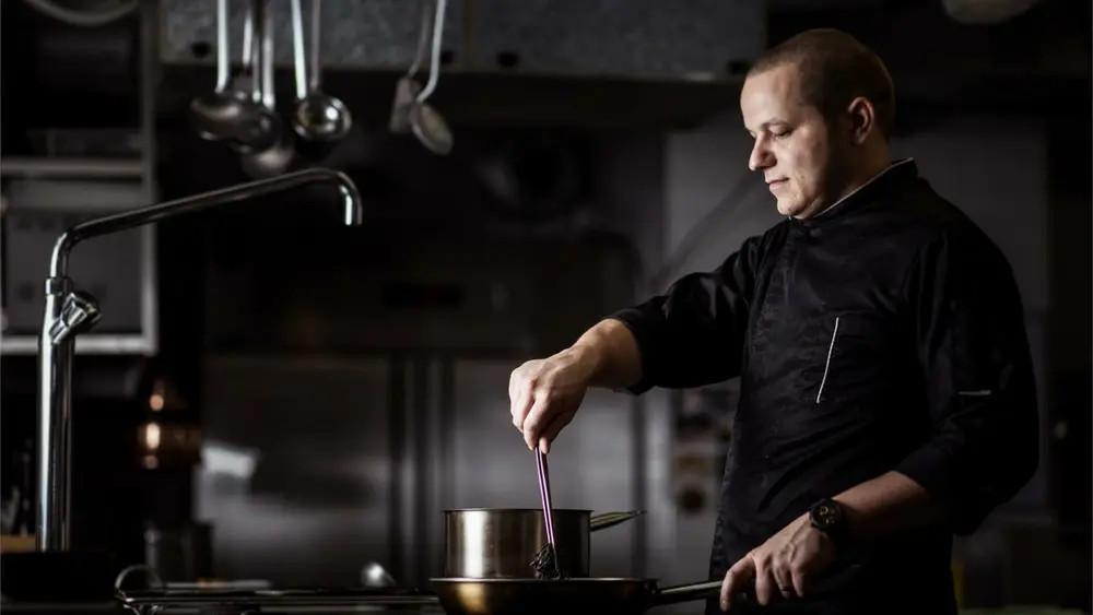 Chefkoch Gregor im Gourmet-Restaurant Astra