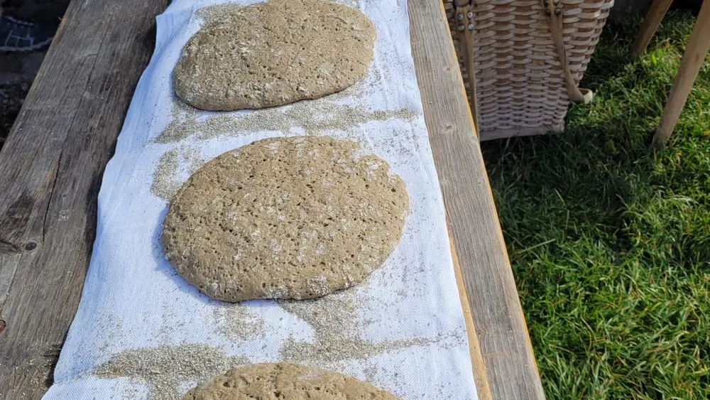 Traditionelles Südtiroler Brot im Untereggerhof