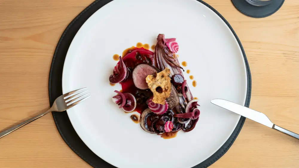 Gourmetküche im Restaurant Tschein