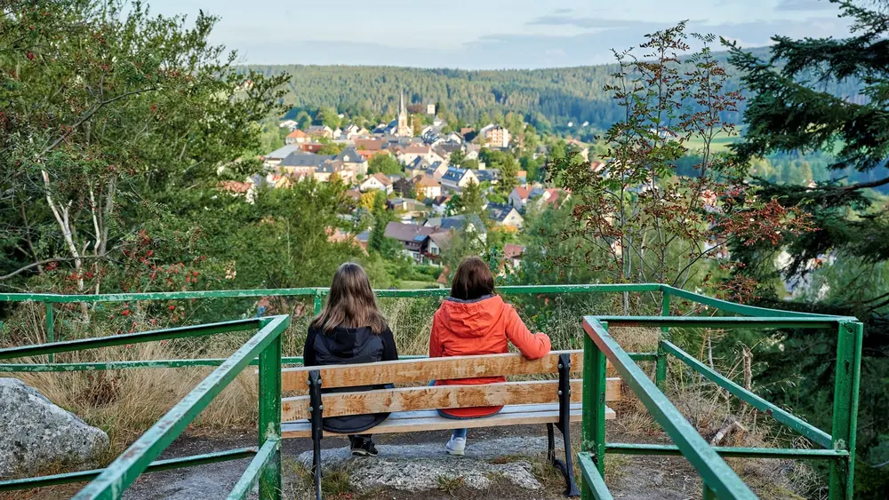 Panoramaweg Hügelfelsen Bischofsgrün
