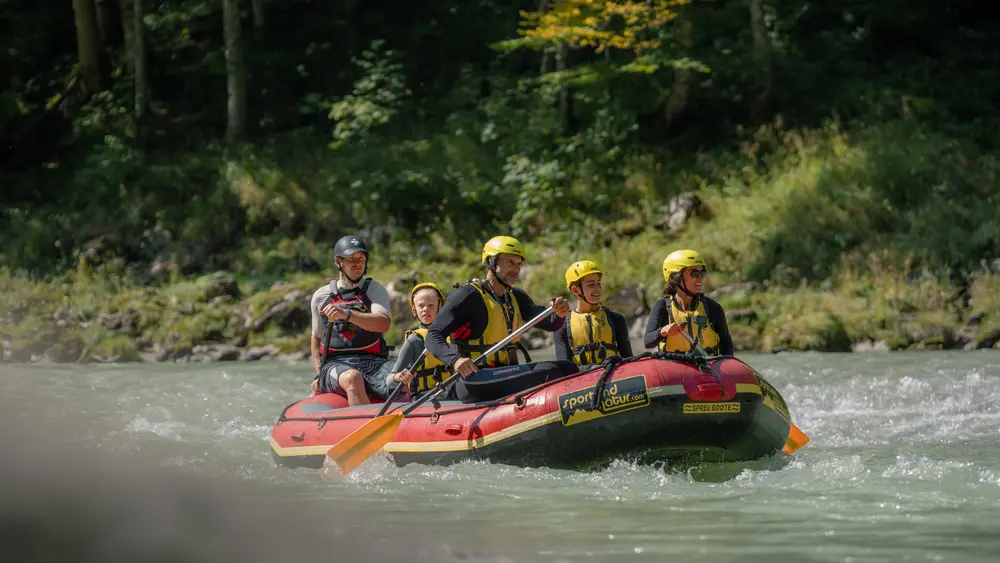 Rafting auf der Tiroler Ache