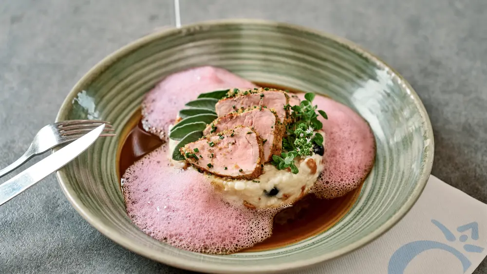 Essen im Restaurant Königgut