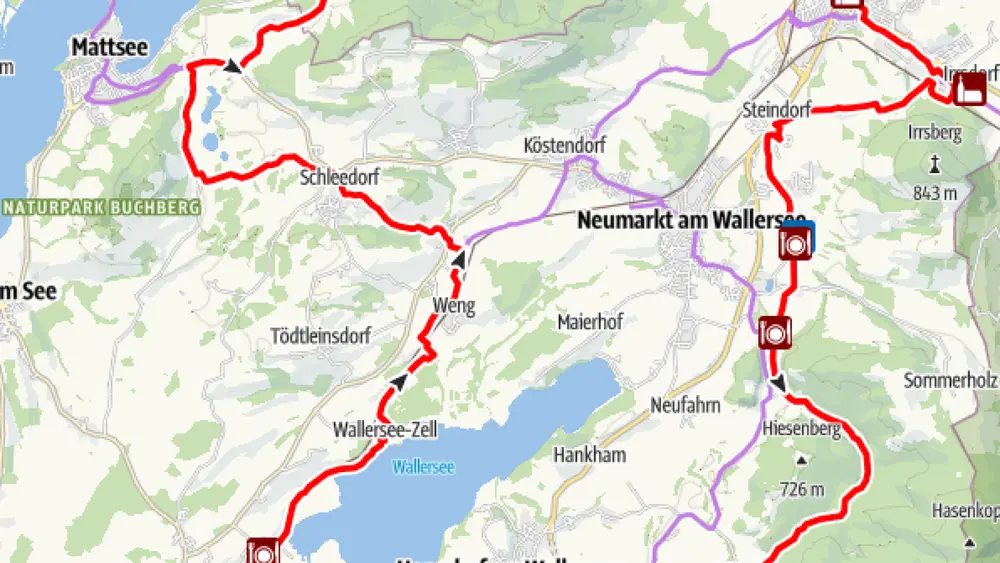 Route für die schönsten Filialkirchen im Salzburger Seeland