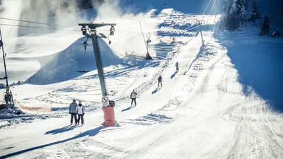 Schwarzenbachlift im Skigebiet Altglashütten