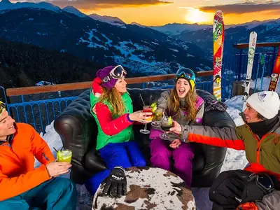 Après-Ski im Skigebiet Les Arcs © andyparant.com