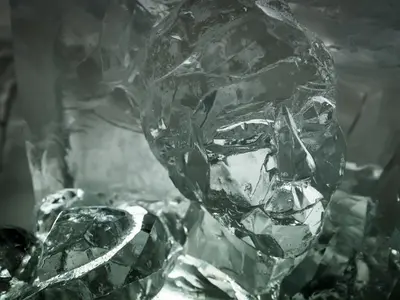 Eiskunstwerk im Ice Cave © andyparant.com