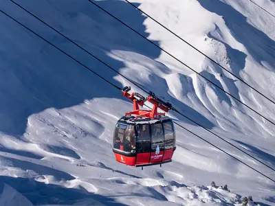 Gondel in La Plagne © Jourblanc Studio