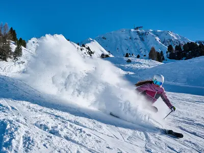 Skifahren in La Plagne am Grande Rochette © Jourblanc Studio