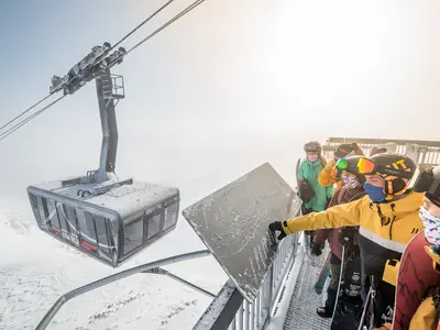 Bergstation der Gondelbahn © Tignes / andyparant.com