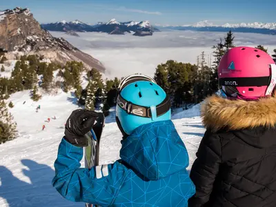 Ausblick im Skigebiet Lans-en-Vercors © V. Juraszek
