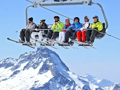 59 Liftanlagen erschließen das Skigebiet Les 2 Alpes © Office de Tourisme Les 2 Alpes / Bruno Longo