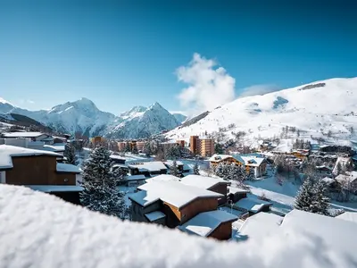 Blick auf Les Deux Alpes © Pyrene DUFFAU / Les 2 Alpes