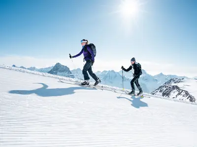 Skitourengeher in Les 2 Alpes © Pyrene DUFFAU / Les 2 Alpes
