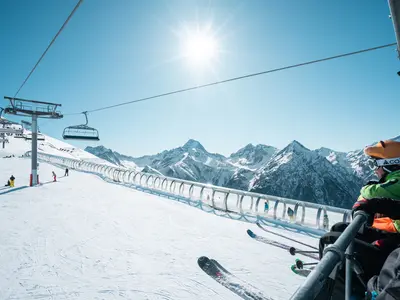 Skilift im Skigebiet Les 2 Alpes © Pyrene DUFFAU / Les 2 Alpes