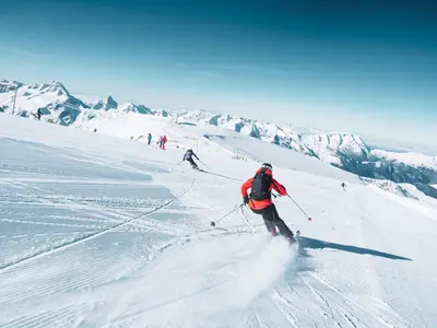 Skifahren in Les 2 Alpes © Pyrene DUFFAU / Les 2 Alpes