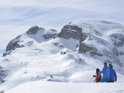 Skifahren in Praloup © Ubaye tourisme