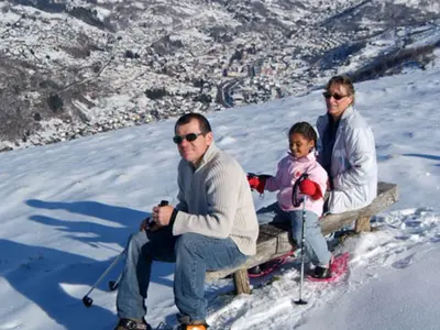 Schneeschuhwandern in La Bresse Hohneck © Labellemontagne